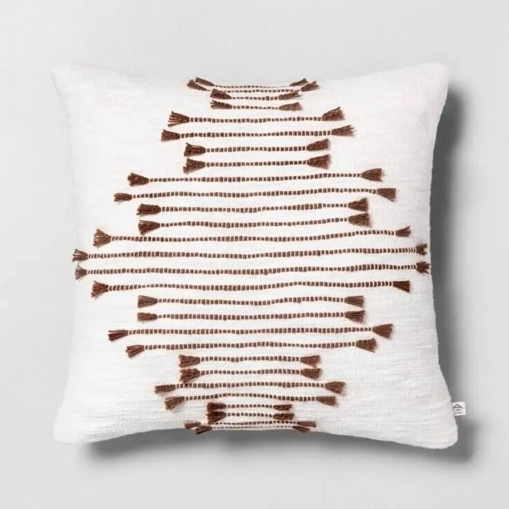 Hearth & Hand Magnolia Home Multi Texture Dash Throw Pillow NEW